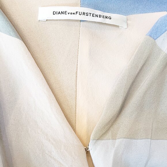 Diane Von Furstenberg Juliette 100% Silk Kimono Top 💛✨🦋 - Picture 5 of 11